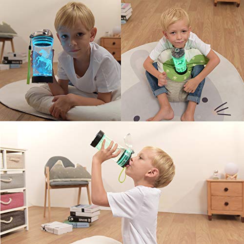 LED Unicorn Water Bottle For Kids 