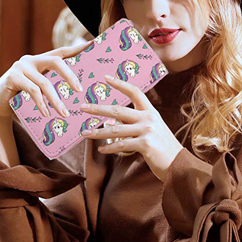 Ladies Pink Unicorn Wallet