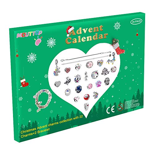 24 Day Unicorn Advent Calendar With Charm Beads For Christmas | Unicorn Gifts | Jewellery