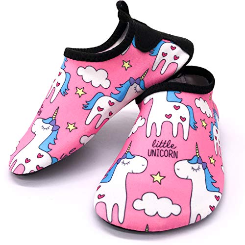 Little unicorn pink aqua sock water shoes
