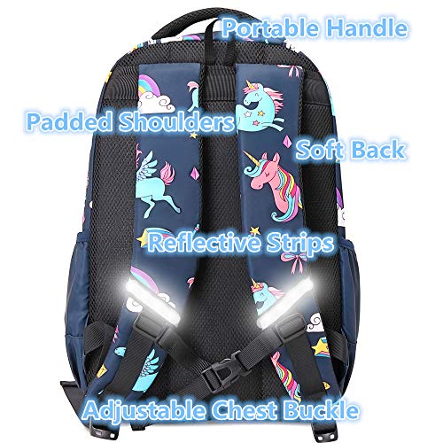 Girls Unicorn Backpack | Blue 