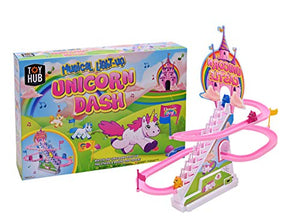 Unicorn Dash Light Up Musical Unicorn Race Game Set | Toy Hub