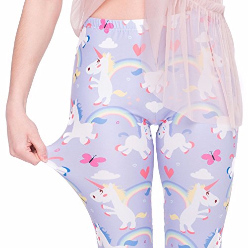 Unicorn Women's Yoga Leggings | Sizes 8 -12 | Lilac