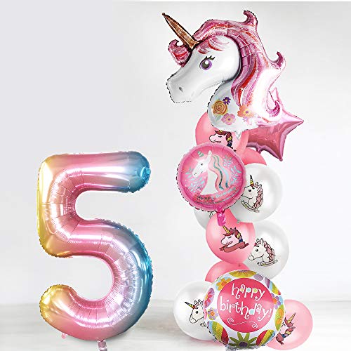 5th Birthday Party Decorations Unicorn Themed 
