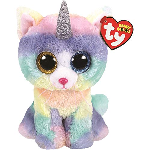 ty Unicorn Cat Plush Toy | Pastel Coloured 
