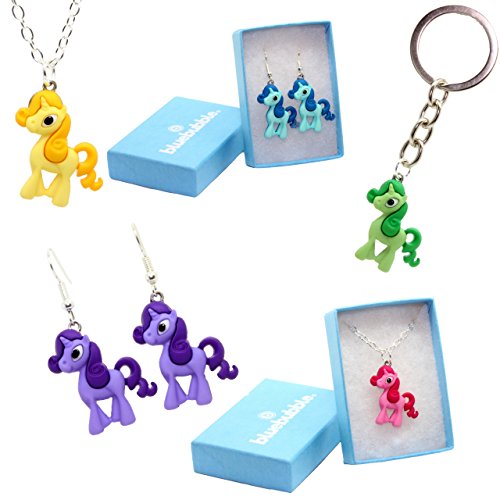 Bluebubble I AM A UNICORN Pink Unicorn Earrings With FREE Gift Box