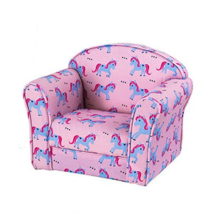 unicorn armchair pink