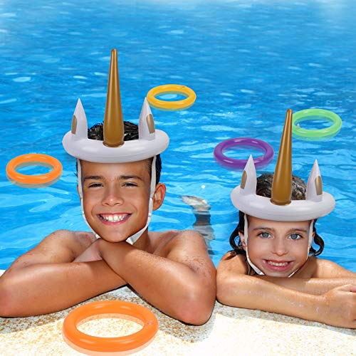Inflatable Unicorn Horn Toss Kids Game 