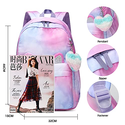 Girls School Backpack | Rucksack | Tie Dye Effect