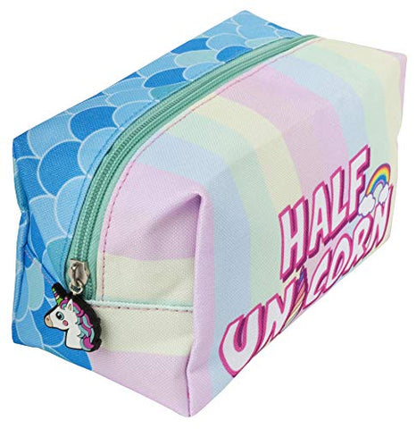  Half Unicorn Half Mermaid Make Up Bag | Toiletry Bag | FRINGOO®