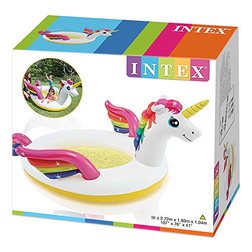 Intex 57441NP Mystic Unicorn Spray Paddling Pool
