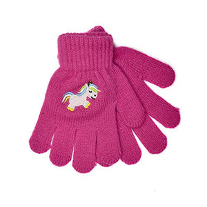 Girls Unicorn Magic Gloves | Pink