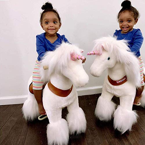PonyCycle Ride on Unicorn Toy Plush Walking Animal Age