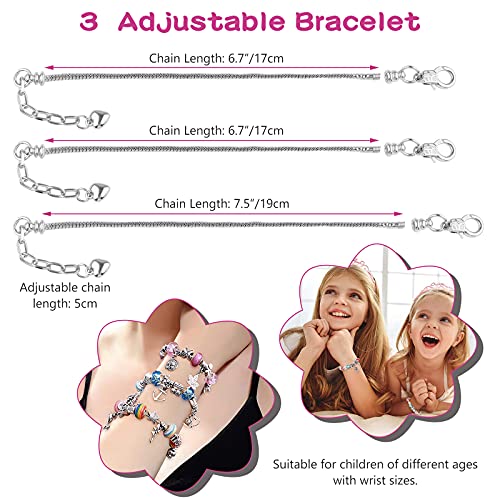 UFU Charm Bracelet Making Kit Girls Beads for Jewelry Making Kit, Unicorns  Arts Crafts Gifts Set