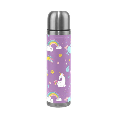 Snug Flask for Kids - Vacuum Insulated Water Bottle with Straw (Princess,  17oz)