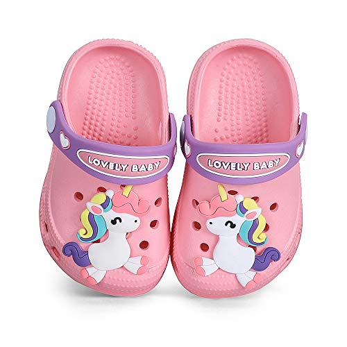 Girls Pink Unicorn Clogs | Crocs