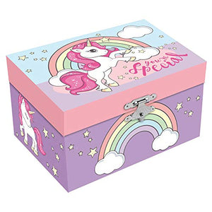 You're Special Unicorn Musical Jewellery Box, 15 x 11 cm Pastel Colours 