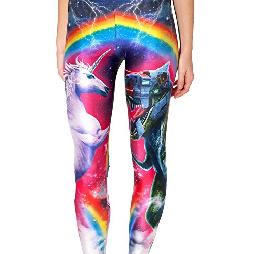 Women s Yoga Leggings Fitness Tights 8 10 12 Rainbow Unicorn All Things Unicorn