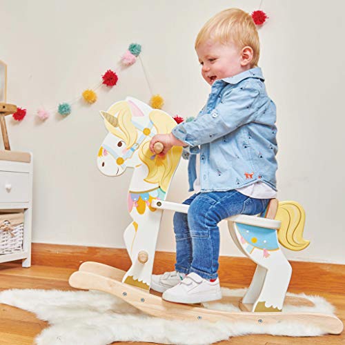 Le Toy Van Wooden Rocking Horse | Unicorn Design 