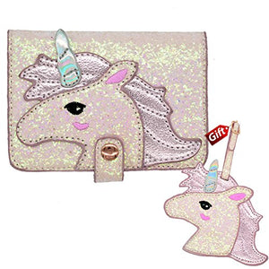Unicorn Passport Holder & Luggage Tag | Glittered Finish 
