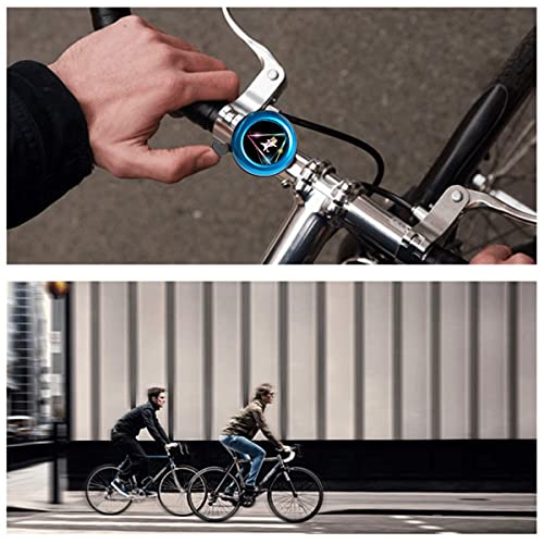 Kid's Bike Bell Vintage Classic Aluminum alloy Bicycle Bell Loud Crisp Sound Bike Horns Customizable Dabbing Unicorn pattern Cycling Bell handlebars Bell for Bike Bicycle Bell for Adults Girls Boys
