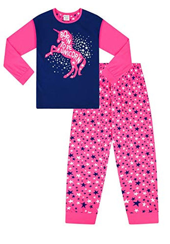 Born To Be A Unicorn | Pink Star Long Pyjamas 