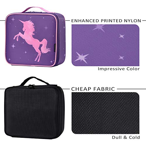 Purple Unicorn Makeup Bag | Cosmetic Case |  Beauty Box