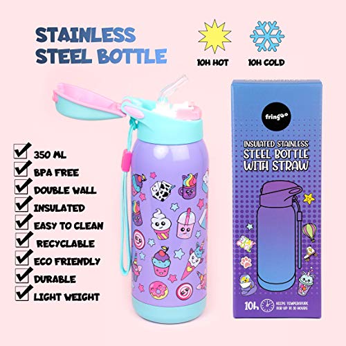 Fringo Unicorn Stainless Steel Insulated Water Bottle 