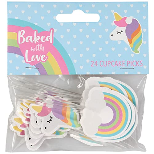 Baked With Love | Unicorn Cupcake Picks 