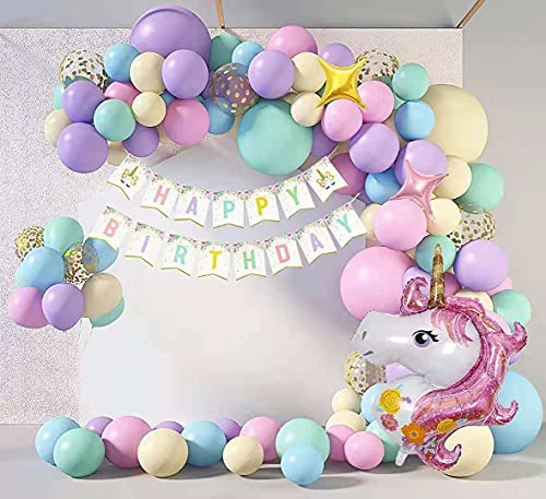 Happy Birthday Unicorn Party Supplies | Decorations 