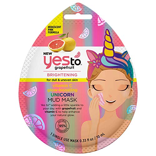 Yes To Grapefruit Vitamin C Glow-Boosting Unicorn Mud Mask Single Use | 27 g