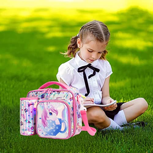 Cute Unicorn Lunch Bag | Box | For Girls 