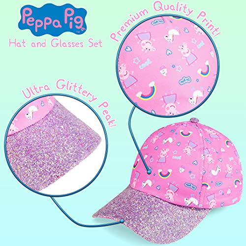 Peppa Pig | Unicorn Rainbow Design Sunglasses & Hat  
