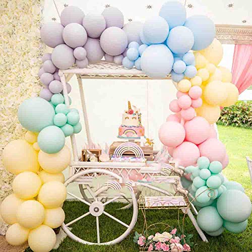 Unicorn Balloon Garland Arch Kit | 5M16ft Long | 130 Pieces | Party Decorations