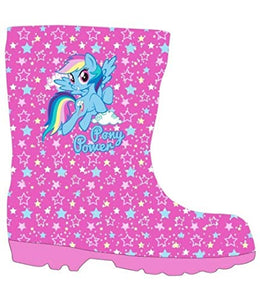 My Little Pony Girls Wellington Boots Rubber Wellies | Unicorns | Pink