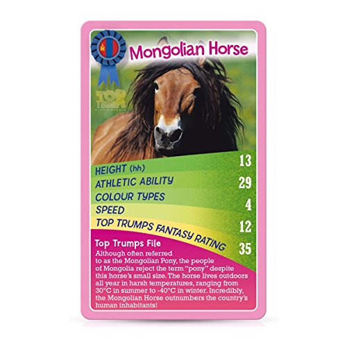 Kids Card Game Unicorn Top Trumps