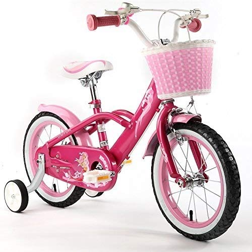 Girls' Mermaid Bike | Bicycle  With Stabilisers | Pink | 18" | Royal Baby