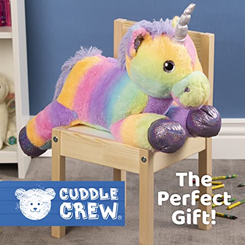 Large Rainbow Unicorn Soft Toy Plush 