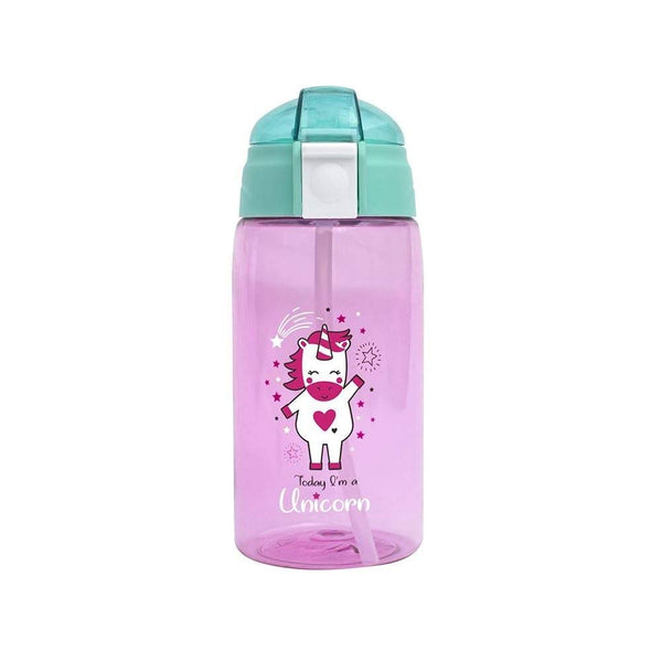 Girls Unicorn Drinks Bottle - Pink