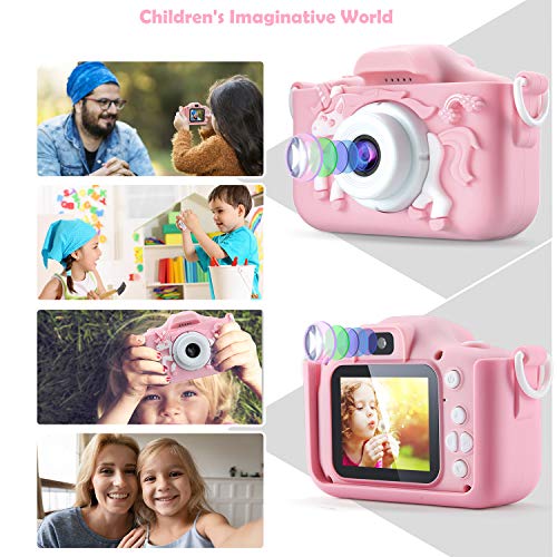 Pink Digital Camera For Girls | Unicorn Design 