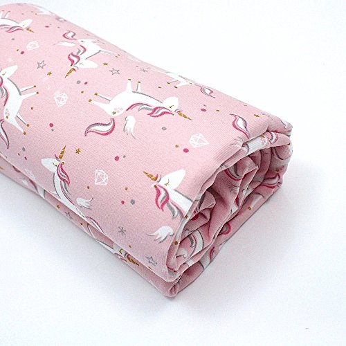 Pink Unicorn Fabric | 100% Cotton 