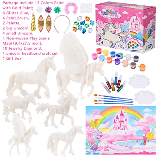 Unicorn Arts & Crafts Kit | For Girls | Painting Set