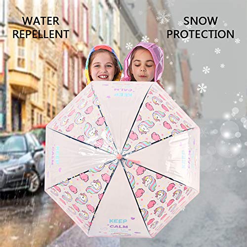 Unicorn Design Umbrella Bubble Transparent 