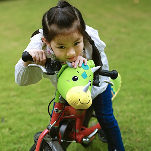 3D Unicorn Decoration For Kids Bike Scooter + Bike Rear Pack Kids T-Bar Kick Scooter Bike Pogo Stick Accessories