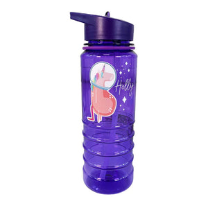 Personalised Plastic Drinks Water Bottle unicorn