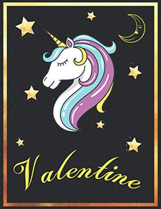 Personalised Unicorn Journal | Valentines Gift 