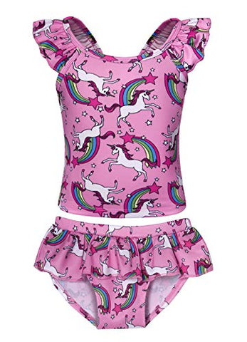 Tankini kids swimming costume unicorn