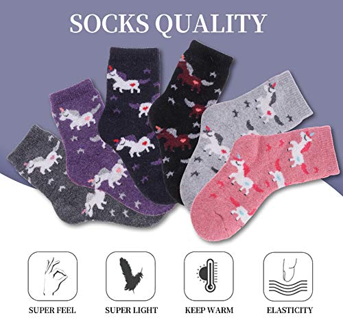 Thick Winter Unicorn Socks 