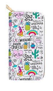 Unicorn Rainbow & Animal Print Purse | Kids & Teen Girls Gift 