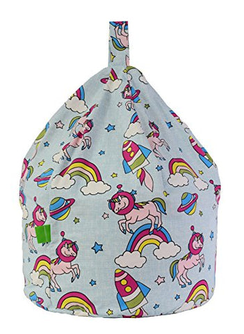 cute beanbag bean bag chair machine washable unicorn rainbow